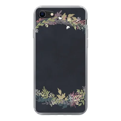 Produktbild von MuchoWow® Handyhülle Schutzhülle Hülle für iPhone 8 Girlande - Pastell - Sommer Silikon Softcase Handy Hülle - Schutzhaube