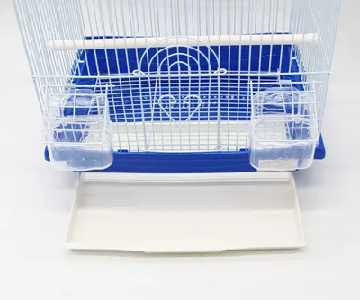 Productafbeelding van Famanu vogelkooi met accessoires - 33 x 26 x 46 cm