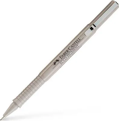 Productafbeelding van Faber-Castell Ecco Pigment fineliners, 0,7 mm, zwart (10 stuks)