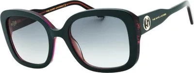 Immagine prodotto di Marc Jacobs - Occhiali da sole a farfalla da donna, acetato SY3762 (taglia unica) (nero/grigio)
