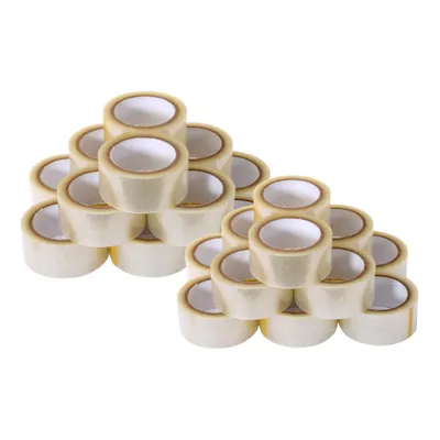 Produktbild von Paketband Transparent 48 mm x 90 m 24 Rollen Extra Starkes Klebeband mit Acrylkleber – Packband für Kartons, Versand, Verpackung & Umzug