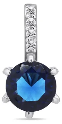 Immagine prodotto di Affascinante pendente in argento con zirconi PT60WB