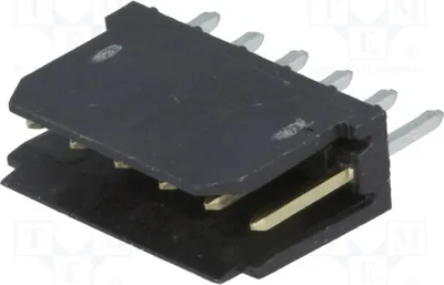 Produktbild von 1x Buchse  Leitung-Platte THT männlich PIN: 6 2,54mm  3A 76384-306LF -Steckverbind