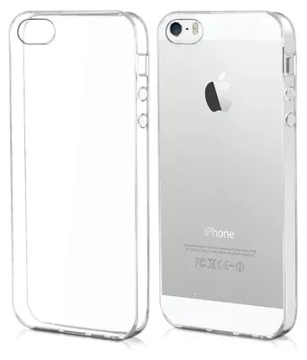 Produktbild von kwmobile Hülle kompatibel mit Apple iPhone SE (1.Gen 2016) / iPhone 5 / iPhone 5S - Silikon Handyhülle transparent - Handy Case in Transparent