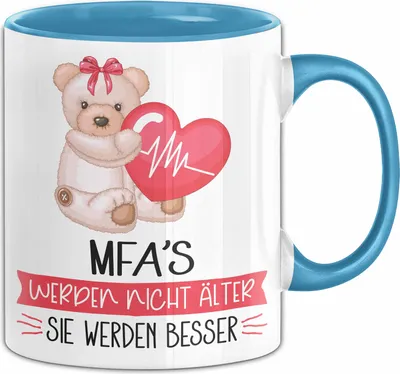 Produktbild von Mfa'S Medizinische Fachangestellte Werden Nicht Älter Sie Werden Besser Mfa Geschenk Tasse Lustiger Spruch (Blau)