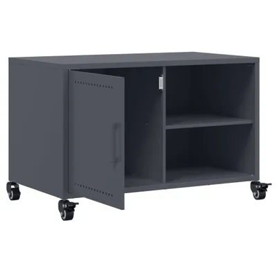 Obrázek produktu pro TV skříňka antracitová 68 x 39 x 43,5 cm ocel