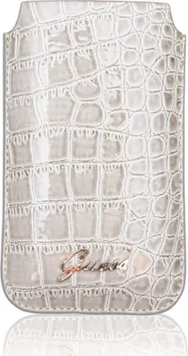 Obrázek produktu pro GUESS Crocodile pouch, Pouzdro, Samsung, Galaxy SII, Béžová