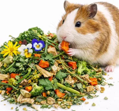 Zdjęcie produktu dla Przysmak warzywny dla królików i kawii domowej - naturalna mieszanka warzyw i ziół 150g