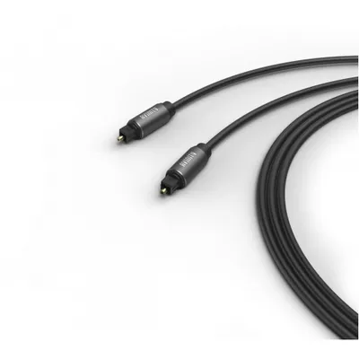 Image de Câble audio à fibres optiques, connecteur ODT (Toslink), métal., 3,0 m