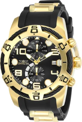 Obrázok produktu pre Invicta Bolt 24218 Pánske Hodinky - Quartz Hnutie - Nerezová Oceľ s Černým Ciferníkom - 50 mm