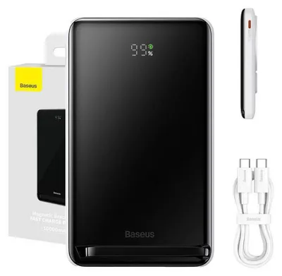 Obrázok produktu pre Powerbank Baseus Magnetic 10000mAh, USB-C 20W MagSafe (biela)