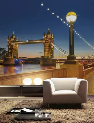 Zdjęcie produktu dla Fototapeta ścienna Komar "Tower Bridge", kolorowa, 368 x 254 cm