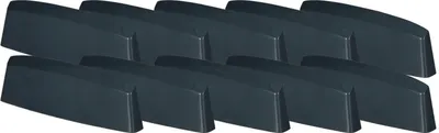 Obrázok produktu pre KOTARBAU® Sada 10 uzáverov štrbín na vodu Uzávery odtokových otvorov okien 45 mm ASA plast antracit Odvodnenie okien Odvodnenie okien PVC ochranný kryt