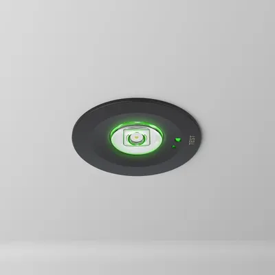 Produktbild von hoftronic LED Notbeleuchtung Einbaustrahler 1,2W 130lm IP20 Schwarz