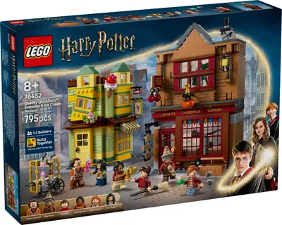 Image de Lego harry potter 76452 magasin d'accessoires de quidditch et marchand de glaces