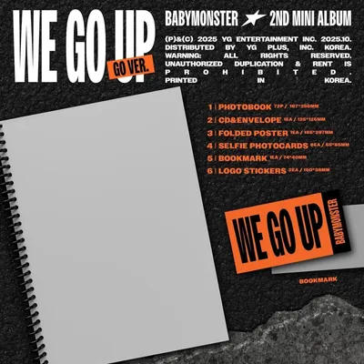 Zdjęcie produktu dla BabyMonster - We Go Up - GO Version (CD)