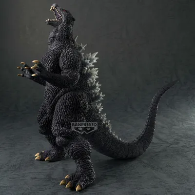 Productafbeelding van Bandai Godzilla Toho Monster Series, figuur van een monster dat brult en aanvalt (2004), 12 cm. Één maat