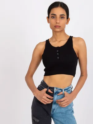 Produktbild von Rue Paris Damenoberteil Lotte schwarz MIT