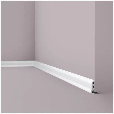 Immagine prodotto di Modanatura per pavimento NMC FL3 WALLSTYL Noel Marquet Battiscopa decorativo classico per soffitto bianco 2 m