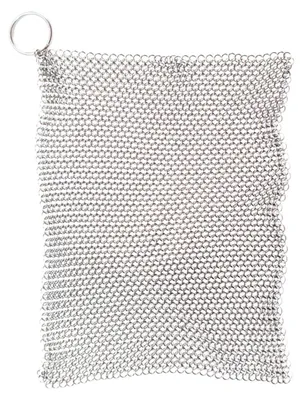Obrázek produktu pro Solidchoice - Čisticí hadřík z nerezové oceli pro litinové pánve, rozměry 12x12 cm