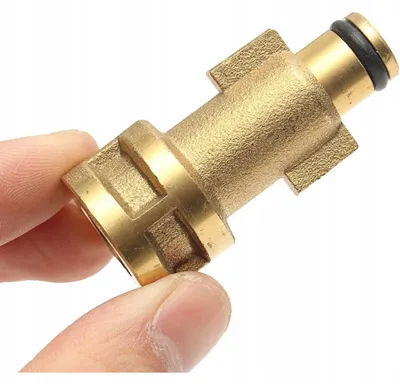 Zdjęcie produktu dla Rosfix Adapter Bagnetowy do Gwintu Żeńskiego 1/4” – Część Zamienna do Starych Myjek Ciśnieniowych Bosch Aquatak | Mosiądz, 160 Barów, 60°C