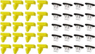 Immagine prodotto di Set di ganci in plastica per rivestimenti interni auto, 40 pezzi, universale, facile da fissare, per Juke