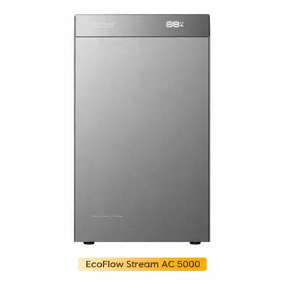 Produktbild von EcoFlow STREAM AC 5000 5 kWh Speicher für Balkonkraftwerk, Plug & Play Solarsystem, 10000 Zyklen, 5000 W Solar, 3000 W AC (0% MwSt)