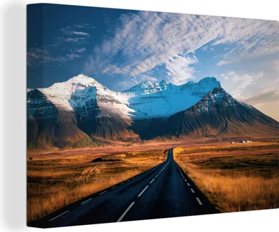 Zdjęcie produktu dla OneMillionCanvasses® - Wydruki na płótnie - 140x90 cm, Góry w Islandii, grafika ścienna dekoracja ścienna