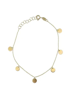 Produktbild von MIAMAR 1146885 Damen Armband 14 Karat (585) Gelbgold Gold 18 cm