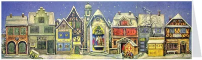 Produktbild von Midi-Adventskal. "Die kleine Stadt"