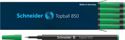 Produktbild von Tintenrollerminen Schneider Topball 850, 0,5mm, 10 Stück, Farbe:grün
