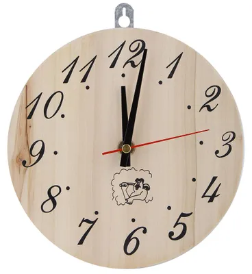 Obrázok produktu pre 8in Sauna Clock Dekoratívne hodiny s časovačom pre príslušenstvo sauny Sauna Room Home Decor