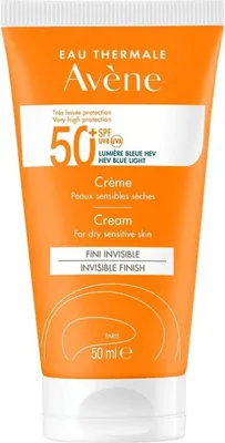 Zdjęcie produktu dla Avene, Bardzo wysoka ochrona przeciwsłoneczna Krem SPF 50+, 50 ml