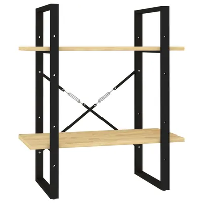 Obrázek produktu pro Knihovna se 2 policemi 60 x 30 x 70 cm masivní borovice