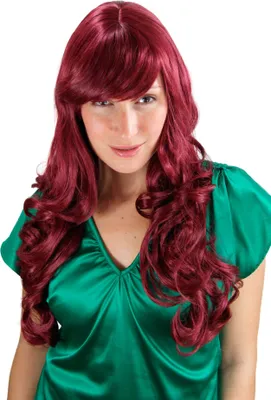 Produktbild von WIG ME UP Perücke, rot-lila, Locken 285-39