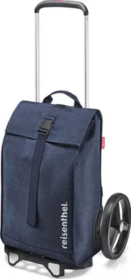 Produktbild von Reisenthel citycruiser, Blau, Metall, Polyester, Polypropylen (PP), Trolley-Tasche, 25 kg, Muster, 2 Rad/Räder