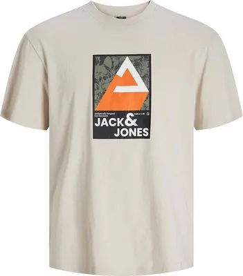 Produktbild von Jack & Jones 12256682 Kurzarm-t-shirt Beige 2XL Mann Beige 2XL
