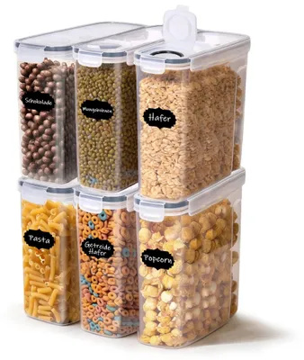 Produktbild von GREELUE Vorratsdosen mit Deckel Luftdicht Set, 4 Stück 4L Aufbewahrungsbox – 4l*4