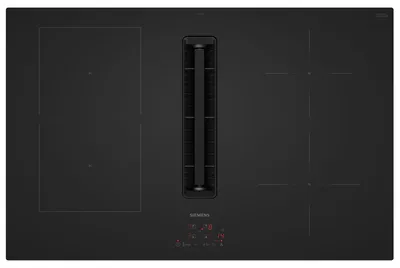 Produktbild von Siemens iQ300 ED81ABS16E, Schwarz, Integriert, 80 cm, Zonen-Induktionskochfeld, 4 Zone(n), 4 Zone(n)