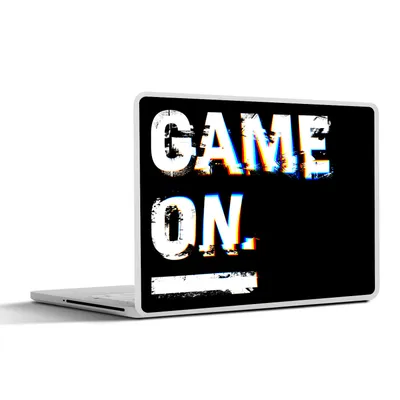 Produktbild von MuchoWow® Laptop Aufkleber Sticker Cover Spiel - Zitate - Gamer 36.5x27.5 cm - Laptop-Sticker