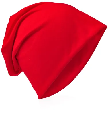 Produktbild von Beanie Muetze Unifarbe Rot