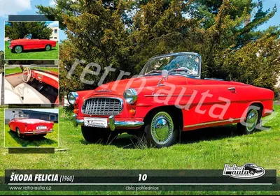 Obrázok produktu pre Pohľadnica č. 10 - ŠKODA FELICIA (1960)