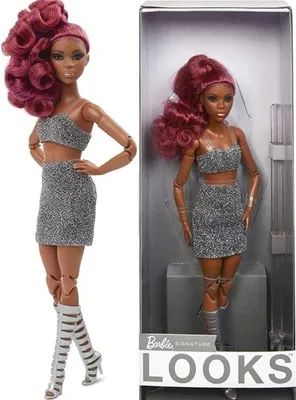 Obrázek produktu pro Mattel Barbie Looks Basic - Petite s culíkem HCB77