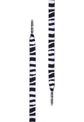 Produktbild von Tubelaces Schnürsenkel Special Flat Zebra-140cm