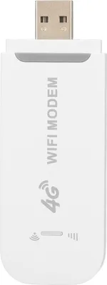 Produktbild von router WLAN 4G LTE - Przenośny modem WiFi z interfejsem USB, 150Mbps, obsługa do 10 użytkowników, idealny do tabletów i laptopów - Biały