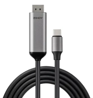 Immagine prodotto di Lindy 43503 LINDY Cavo USB Type-C a DisplayPort 8K/60Hz bidirezionale, 1 m