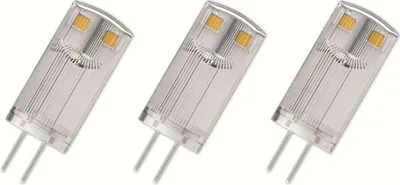 Produktbild von OSRAM BASE PIN G4 LED Lampe 0,9W 3-er Pack warmweiss wie 10W 4058075449985