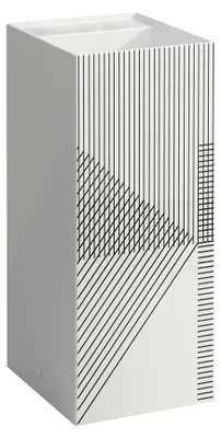 Image de LAUFEN Kartell Lave-mains, posé, sans trou de robinet, sans trop-plein, 375x435x900, H811331D011121