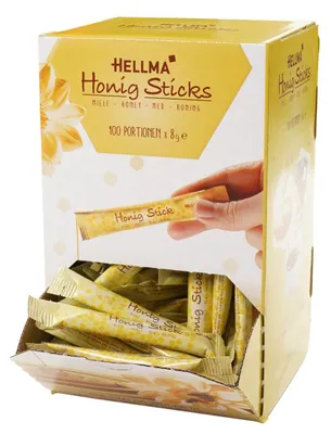 Productafbeelding van Hellma 60118763 Honingsticks, 100 stuks, elk 8,0 gram