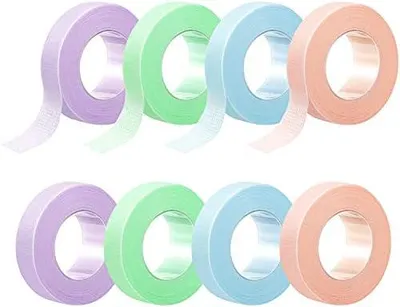 Produktbild von 8 Rollen Wimpernband zur Wimpernverlängerung, Isolierklebeband für Wimpern, atmungsaktives Band für Wimpernverlängerungen und kosmetisches Zubehör
